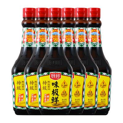 厨邦味极鲜酱油760ml*6瓶