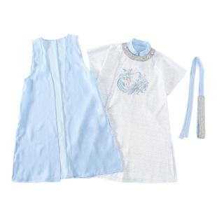 男童汉服2026春秋儿童古风哪吒敖丙服装国潮风套装男孩女孩表演服