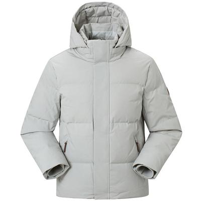 乐飞叶户外防泼水防风羽绒服男