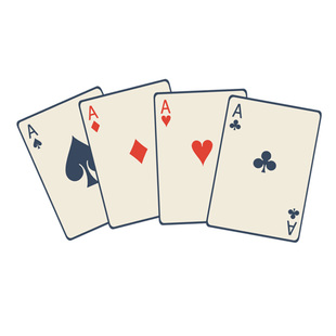 大卫四A 4A齐聚 四A齐聚 Four Ace Assembly原版单车扑克魔术道具