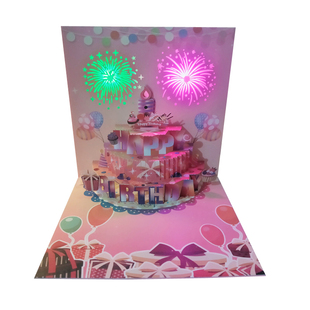 定制生日立体贺卡录取通知书建筑邀请函原创纸雕设计不退不换