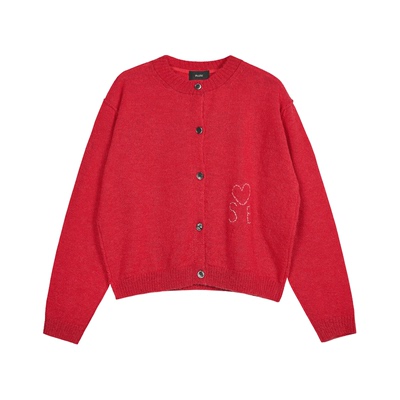 SPELLEDIT新品圆领手工刺绣开衫