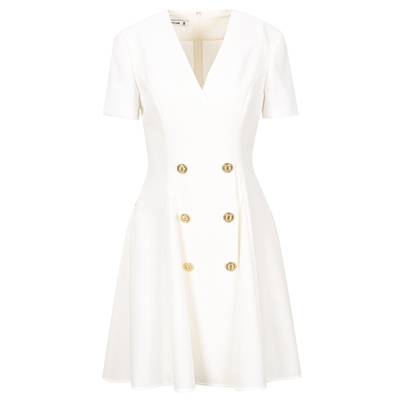 25春新款大A摆静奢休闲连衣裙