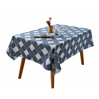 日式小清新餐桌桌布长方形茶几台布方巾和风简约棉麻家用盖布布艺