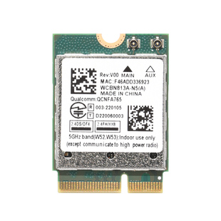 gxlinkstar 高通WIFI6E QCNFA765  5G双频笔记本台式机无线网卡兼容AMD平台蓝牙5.3 超AX210 MT7922