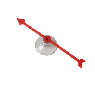 儿童早教游戏卡纸转盘吸盘指针英语课堂教师道具智力桌游配件10CM