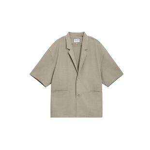 【明星同款】BODYDREAM休闲西装男宽松短袖西服外套/直筒西裤套装