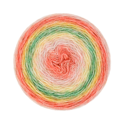 编织沁柔盘子球段染渐变毛线团