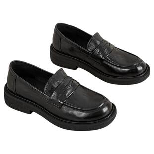 星期六柔软百搭轻便时尚乐福鞋春季新款通勤软底小皮鞋女鞋直