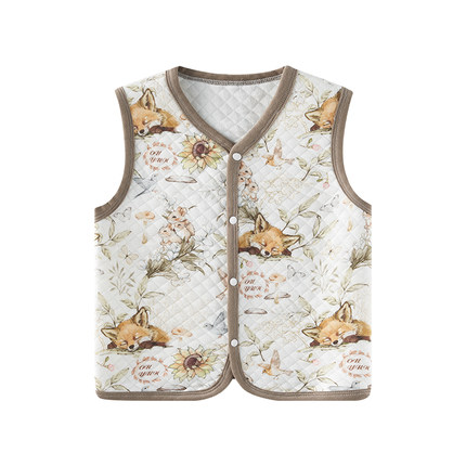 欧孕婴儿宝宝儿童马甲内搭外穿冬季2025新款a类男童女童背心坎肩