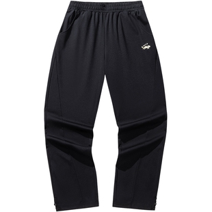 安踏自由裤 | 抽绳直筒长裤女士春夏阔腿微喇宽松百搭运动卫裤子