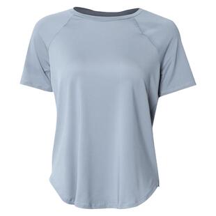 dcw宽松运动t恤女训练罩衫透气休闲健身短袖跑步瑜伽服上衣夏薄款