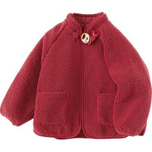 巴拉巴拉童装男童棉衣女童棉袄宝宝棉服冬装2025年毛绒外套薄春秋