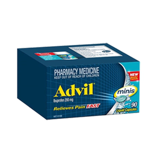 澳洲进口Advil布洛芬迷你液体缓释胶囊退烧药消炎止痛药痛经头痛