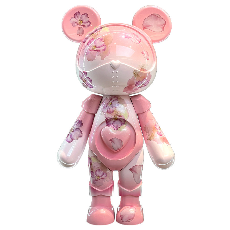 星际熊桃花手办摆件公仔现货