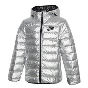 Nike/耐克正品新款大童运动双面穿连帽羽绒服保暖外套 DB7401