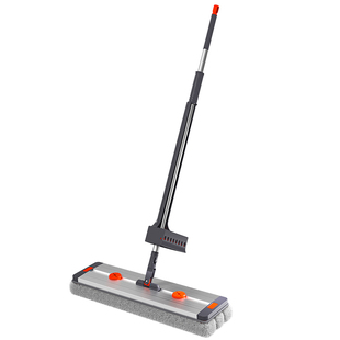 新款免手洗平板拖把家用一拖净干湿两用铝合金平板拖布拖地墩布