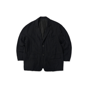 PORTER CLASSIC 秋冬新品细条纹经典款夹克男RADIANCE-Blue