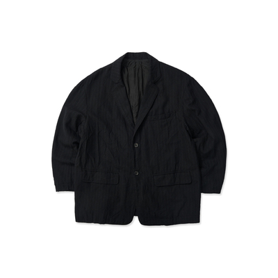 PORTER CLASSIC 秋冬新品细条纹经典款夹克男RADIANCE-Blue