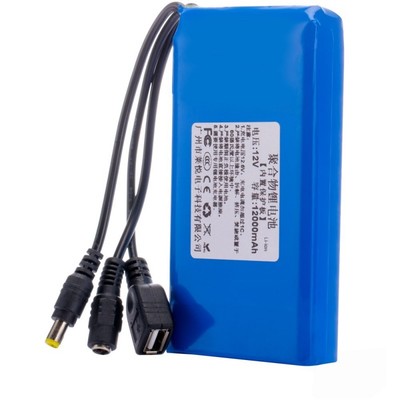 12V锂电池聚合物大容量灯箱电瓶