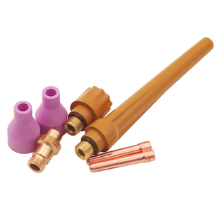 QQ150氩弧焊枪配件氩弧焊瓷嘴保护嘴连接体钨针夹管枪尾笔杆压帽