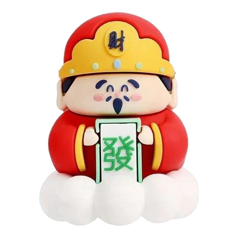 新款卡通财神爷汽车摆件创意发财高颜值摆件车载小物件装饰品办公