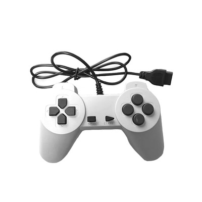 小霸王9孔手柄双人对打羊角手柄