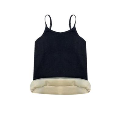 加绒加厚保暖小吊时髦打底衫上衣