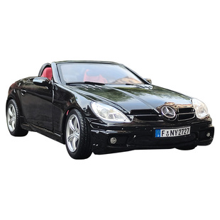 motormax1:18奔驰SLK55AMG跑车敞篷仿真合金汽车模型男孩生日礼物