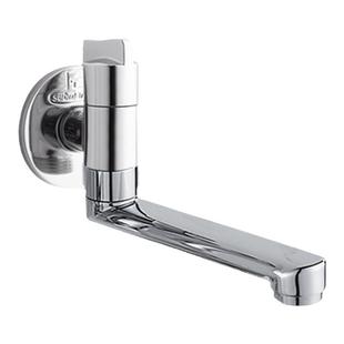 厨房洗菜盆加长旋转阀门单冷入墙式摇摆阳台拖把池专用角阀