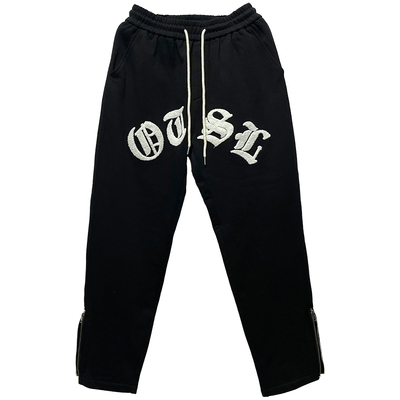 Octopusl潮牌字母刺绣长裤