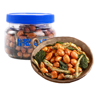 三关六码头即食海苔小鱼花生米新鲜罐头宁波特产怀旧零食下酒小菜