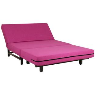 欧莱特曼两用折叠沙发床折叠床单双人1米5沙发床午休午睡床布艺