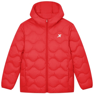 特步童装儿童轻薄款羽绒服2026秋冬新款男大童绗缝外套女童防寒服