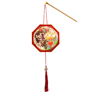 新年灯笼2026马年幼儿园手工diy材料包过年春节儿童手提发光花灯