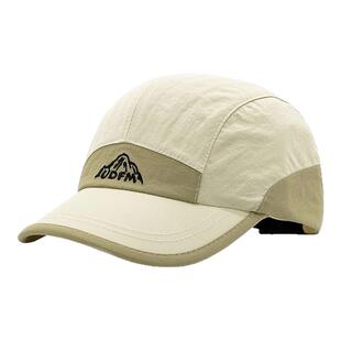 日系复古拼色短檐棒球帽男女户外速干透气登山鸭舌帽子休闲百搭