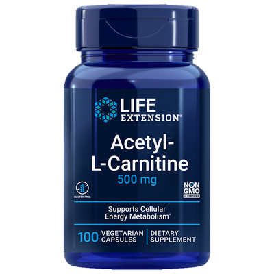 LifeExtension乙酰左旋肉碱100粒