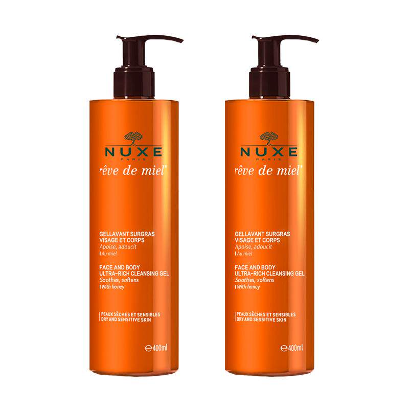 【直播专享】nuxe欧树夏日蜂蜜洁面保湿呵宠敏感肌沐浴露持久留香