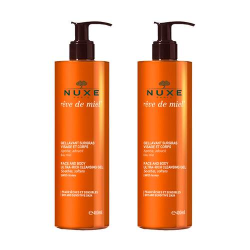 【直播专享】nuxe欧树夏日蜂蜜洁面保湿呵宠敏感肌沐浴露持久留香
