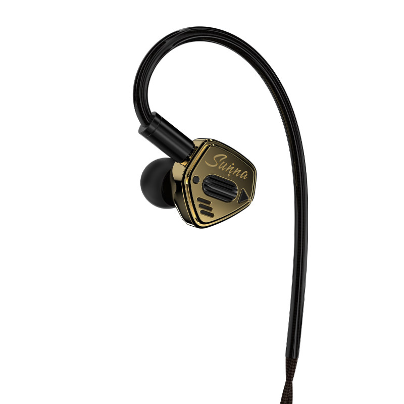 dB/分贝 苏娜Sunna旗舰圈静铁有线入耳式耳机镀金腔体
