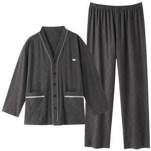 睡衣男士春秋纯棉长袖男款秋季薄款大码男式秋款高级感秋冬家居服