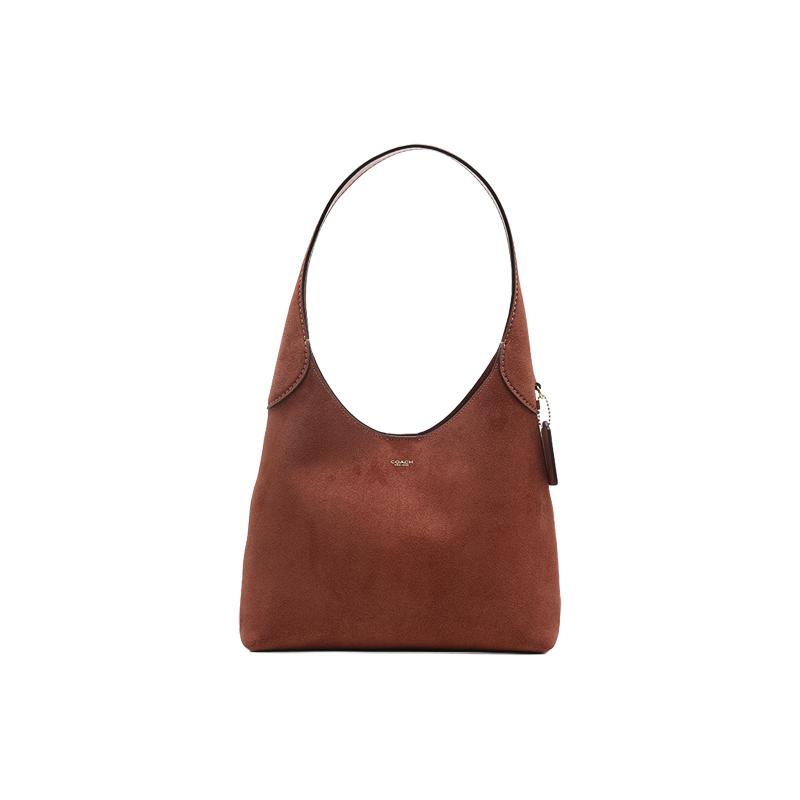 【自营】COACH/蔻驰女包Logo标识小号手提单肩包腋下包HOBO包