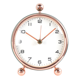 汉时时尚轻奢合金高档装饰座钟客厅桌面摆件时钟 创意钟表 HD8093