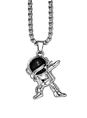 fdk宇航员项链女毛衣潮流嘻哈吊