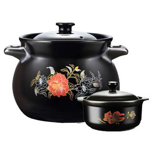 买大送小正宗耐高温砂锅炖锅家用陶瓷煲汤锅沙锅汤锅明火瓦罐汤煲