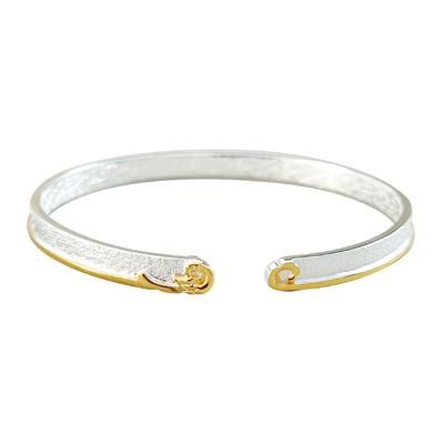 9999足银凤凰于飞手镯女士银饰