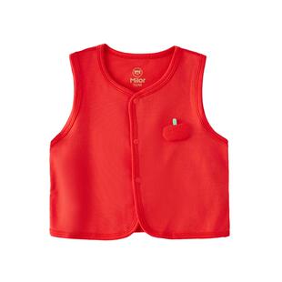 米乐熊儿童马甲婴幼儿红色2026春装新款宝宝童装婴儿马甲拜年服
