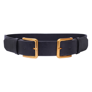 腰封配西装裙子大衣羽绒服腰带女宽时尚百搭腰间配饰黑色高级感粗