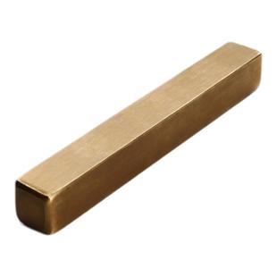 黄铜对镇镇纸镇尺 书法双支创意金属实心铜压纸可爱小巧学生文镇