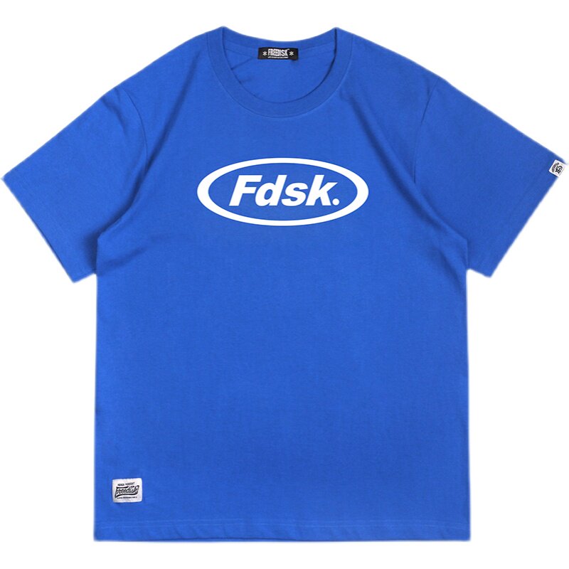 FDSK椭圆潮流基本情侣款短袖T恤